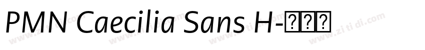 PMN Caecilia Sans H字体转换 PMN Caecilia Sans H字体转换